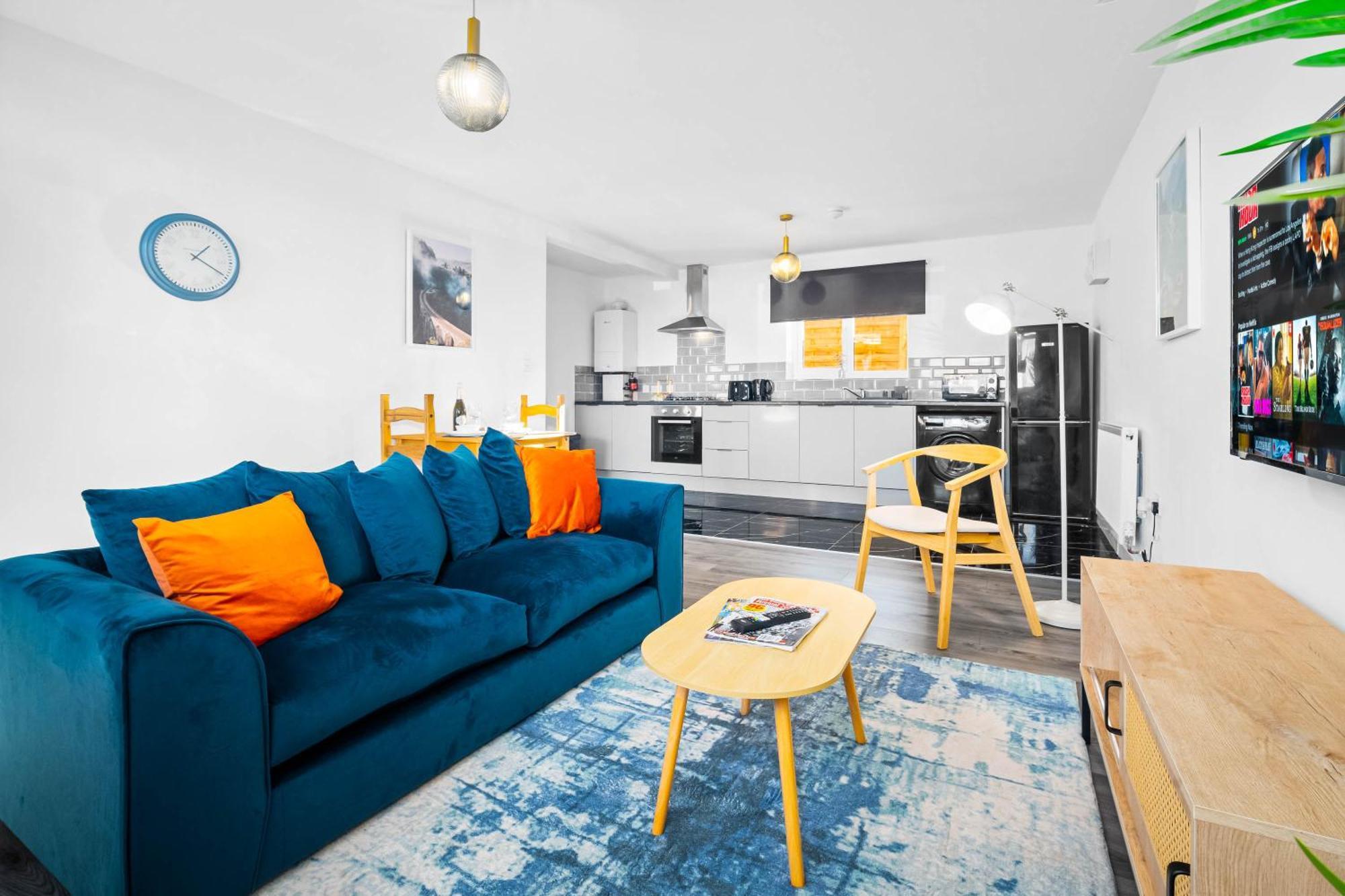 Modern Apartment - Cradley Heath - Top Rated - Netflix - Wifi - 1Mh Smethwick Eksteriør billede